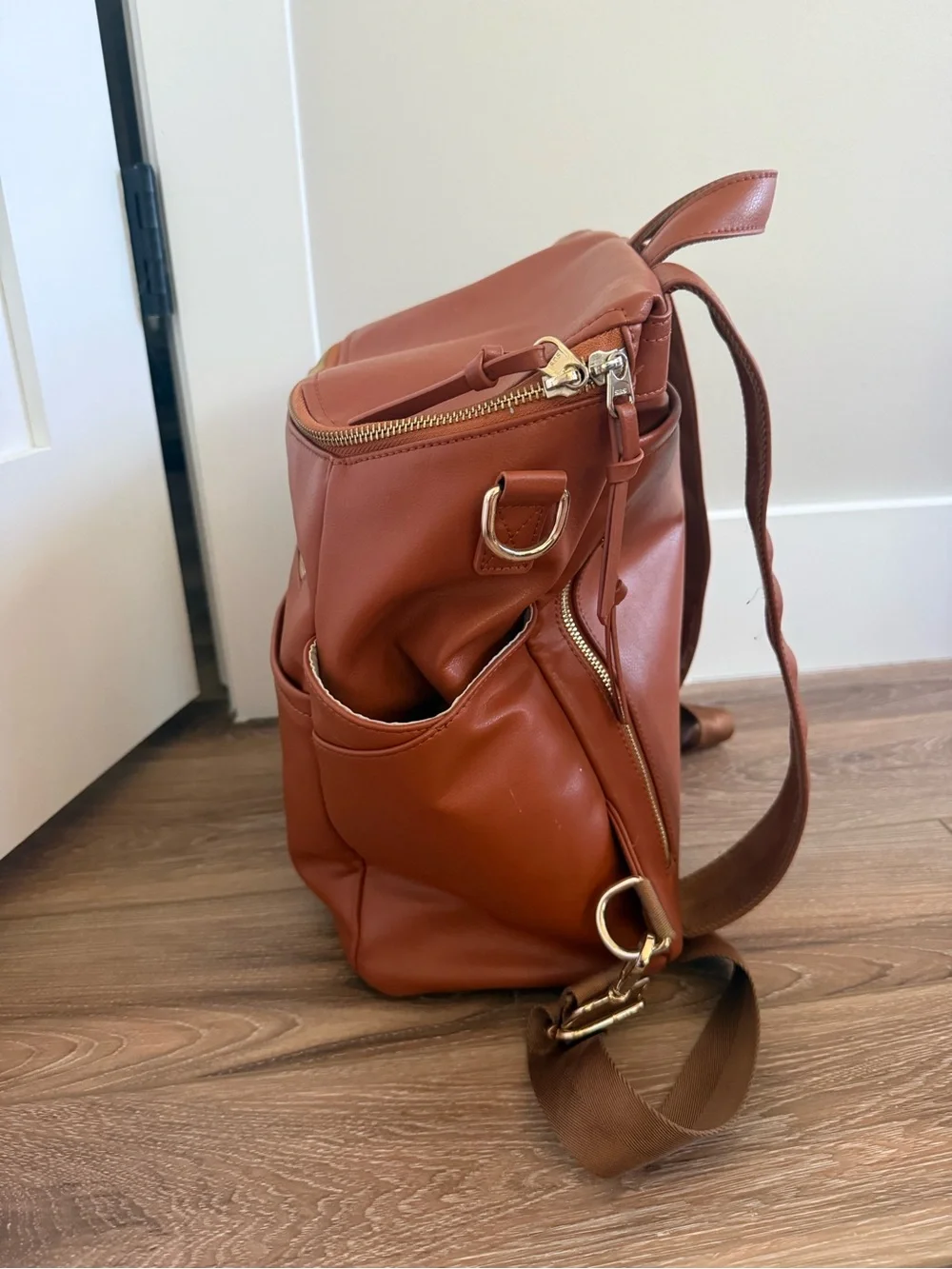 Elkie & Co Capri Diaper Bag, vegan leather